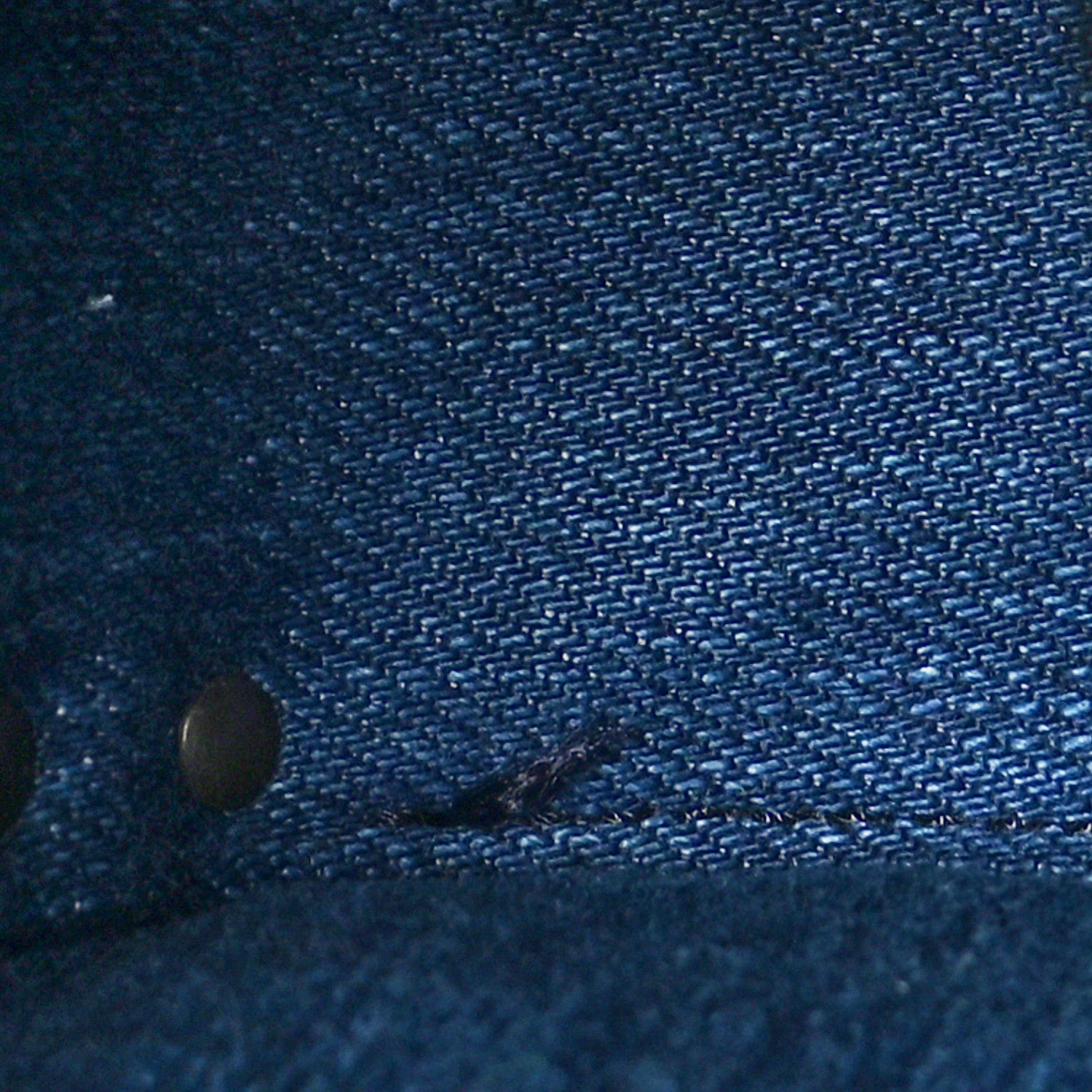 Valentino Garavani Denim Medium Guitar Strap Rockstud Rolling Flap Saddle Bag 11 of 11