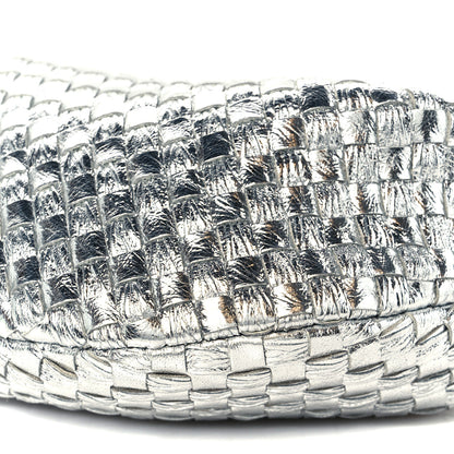 Bottega Veneta Metallic Nappa Intrecciato Mini Jodie Silver 11 of 11