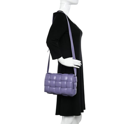 Bottega Veneta Nappa Maxi Intreccio Padded Cassette Crossbody Bag Lavender 2 of 10