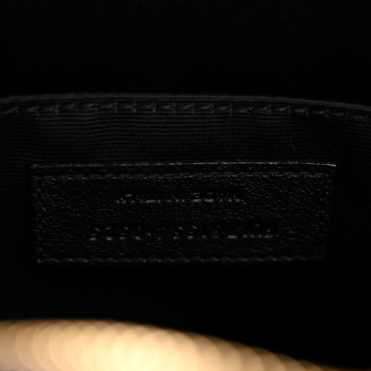 Saint Laurent Calfskin Matelasse Monogram Lou Camera Bag Black 7 of 13