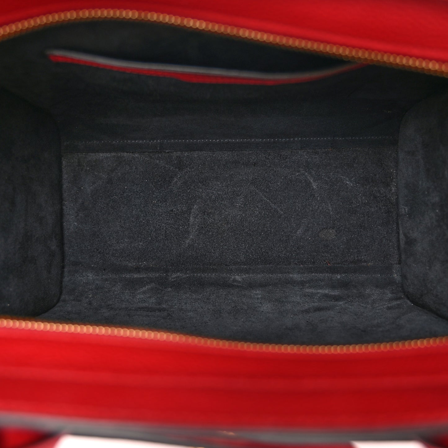 Classic Grain Calfskin Small Bayswater Zip Tote Scarlet