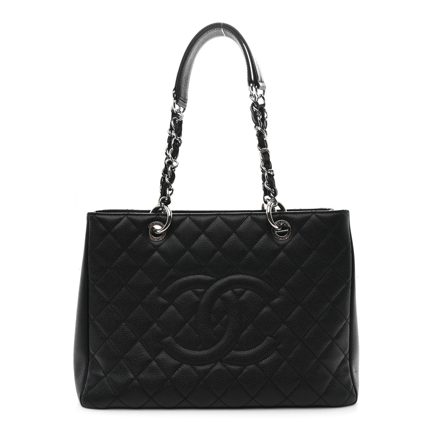 Chanel Caviar Quilted Grand Shopping Tote GST Black 1 of 11