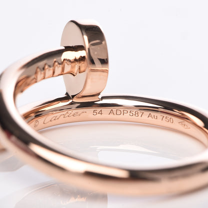 Cartier 18K Pink Gold Juste Un Clou Ring 54 6.75 4 of 6