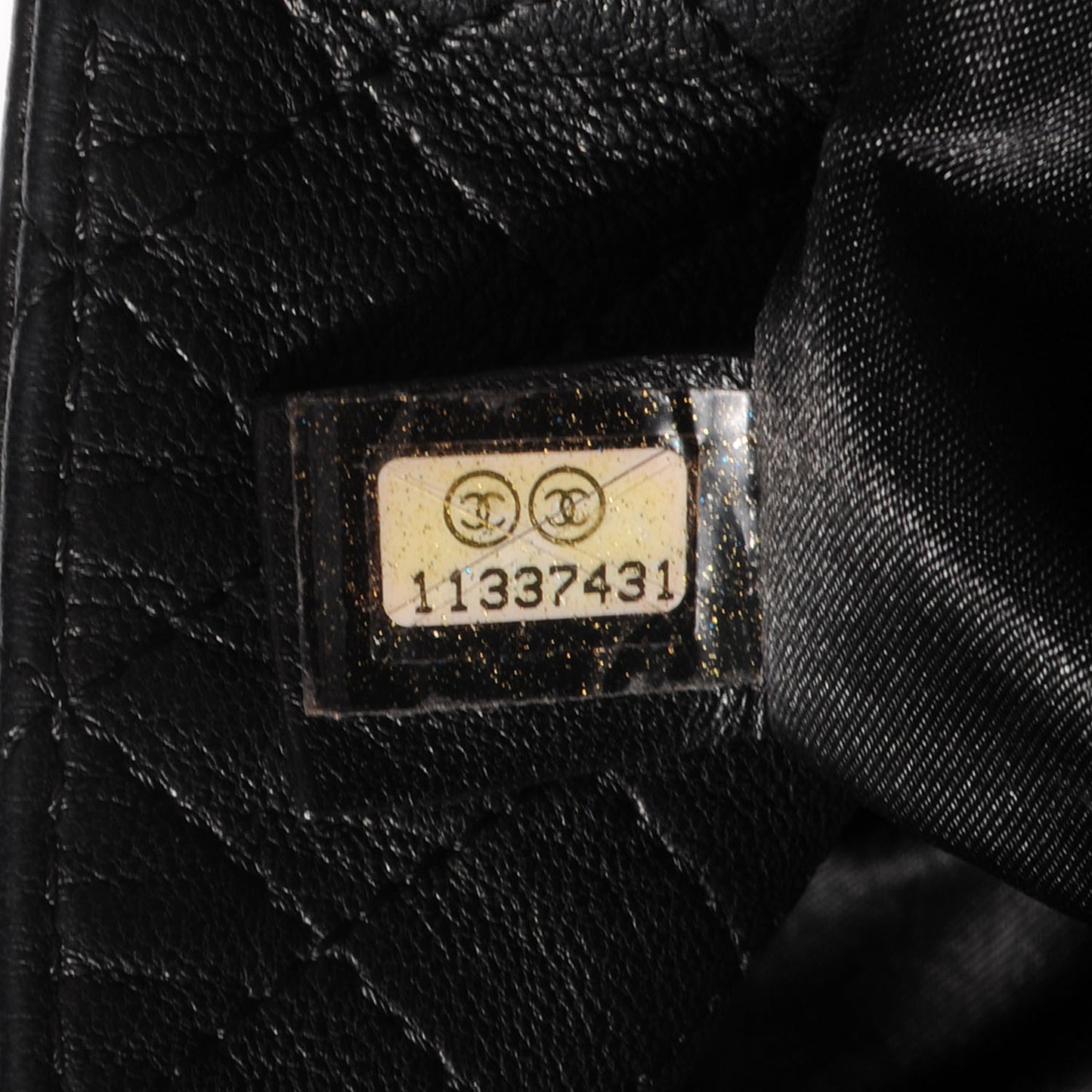 Lambskin Soft and Chain Large Hobo Black