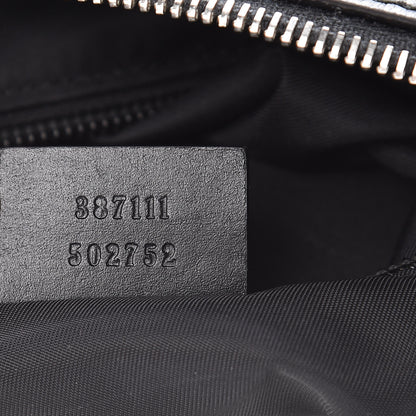 Gucci GG Supreme Monogram Web Messenger Bag Black 7 of 11