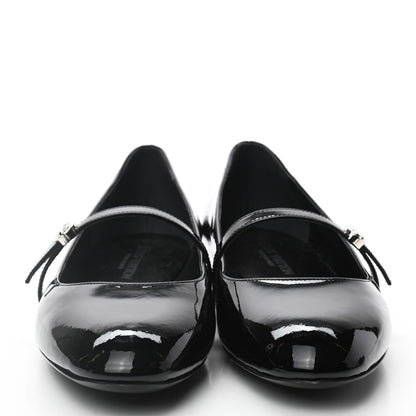 Louis Vuitton Patent Uniformes Ballet Flats 37.5 Black 2 of 8