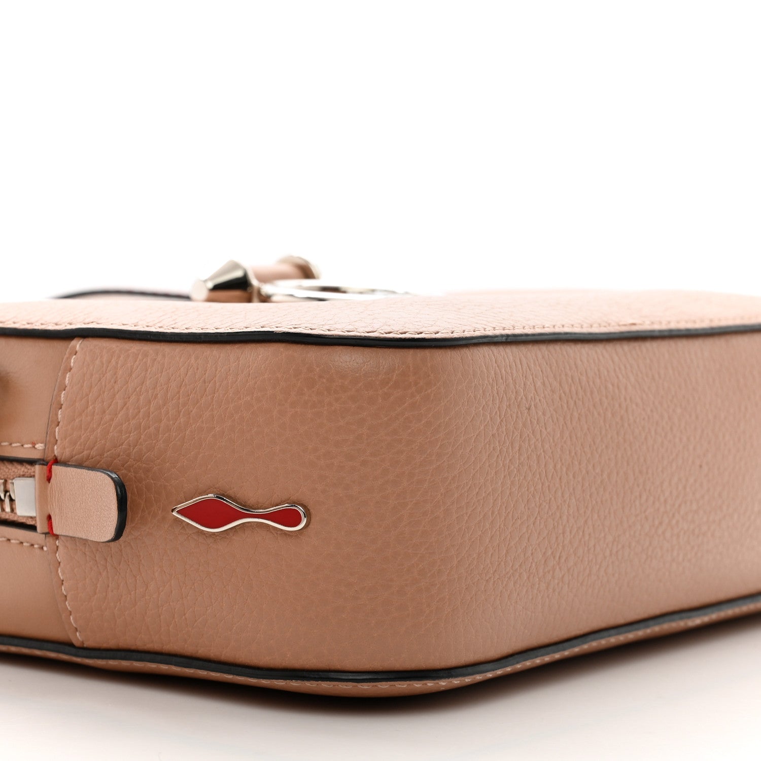 Christian Louboutin Calfskin Mini Rubylou Crossbody Nude 9 of 10