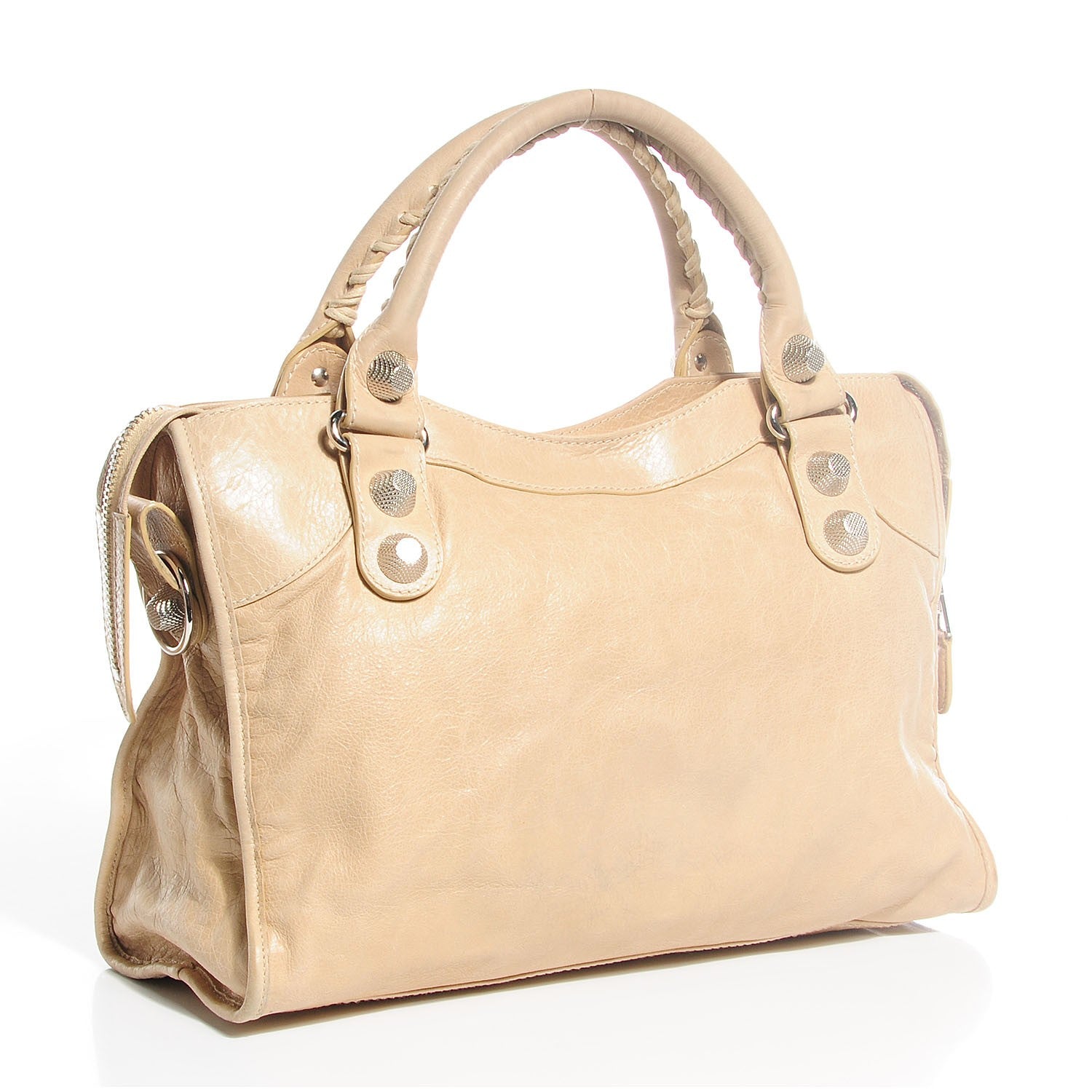 Balenciaga Agneau Giant 21 Silver Hardware City Sahara 3 of 15