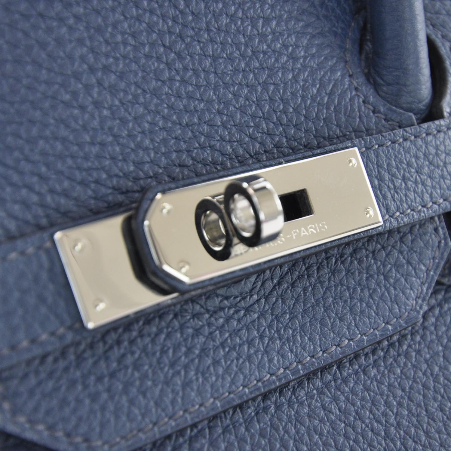 Hermes Togo Birkin 35 Bleu de Prusse 5 of 9