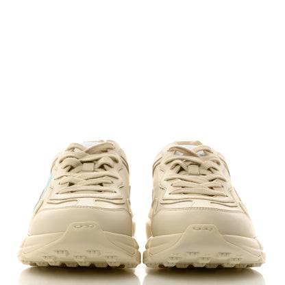 Gucci X THE NORTH FACE Calfskin Womens Rhyton Sneakers 37.5 Special Ivory 2 of 9