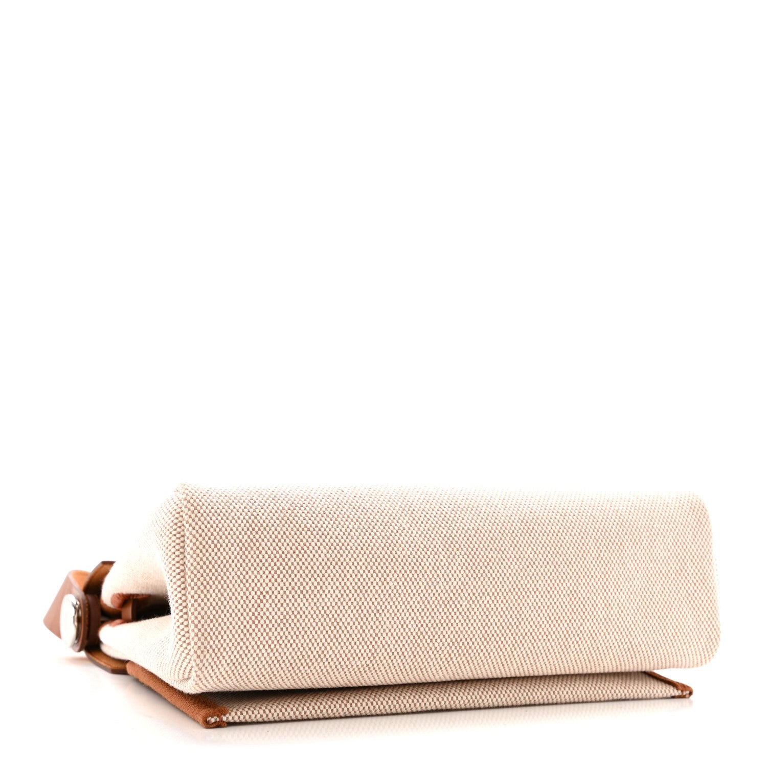 Hermes Military Toile Vache Hunter Herbag Zip Retourne 20 Ecru Beige Fauve 4 of 11