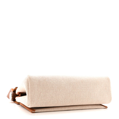 Hermes Military Toile Vache Hunter Herbag Zip Retourne 20 Ecru Beige Fauve 4 of 11