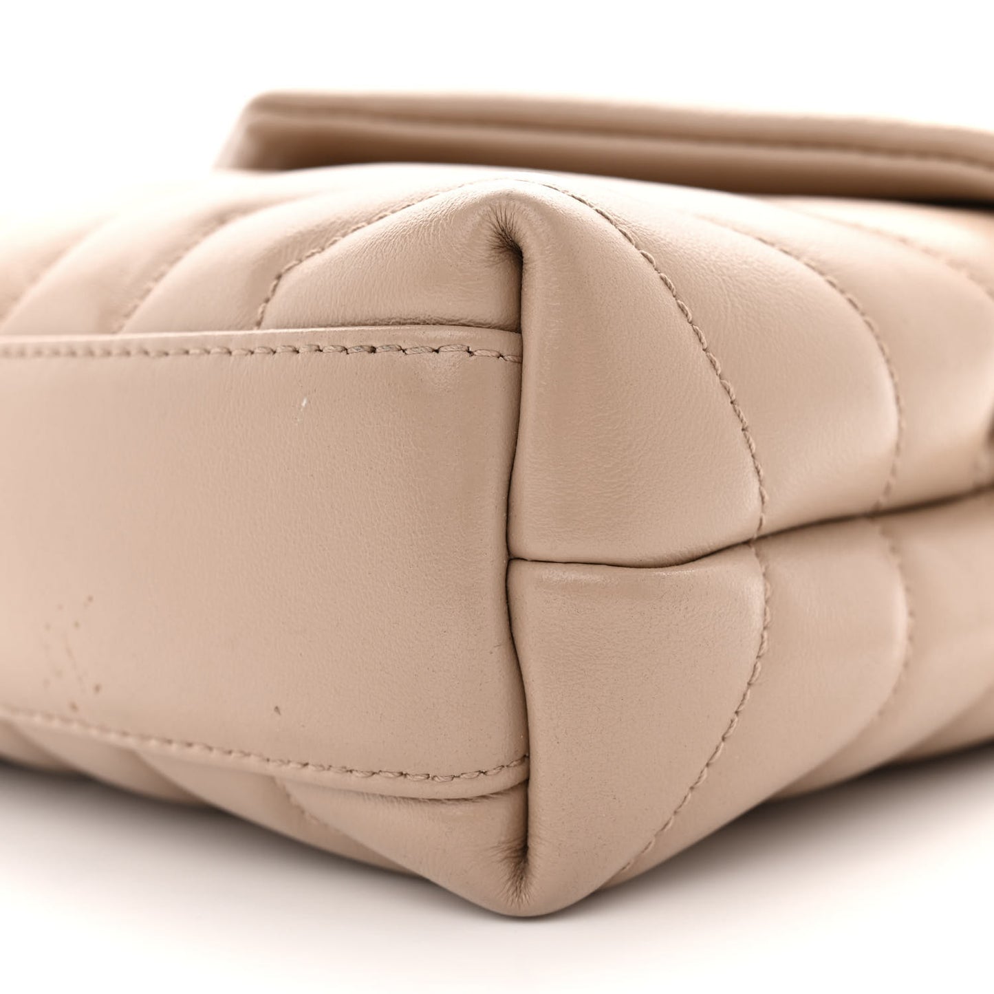 Calfskin Y Quilted Monogram Toy Loulou Crossbody Bag Nude Powder