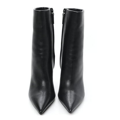 Saint Laurent Nappa Vendome Opyum Ankle Boots 36 Black 3 of 10