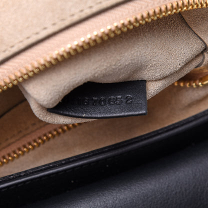 Chloe Suede Calfskin Medium Faye Shoulder Bag Black 10 of 12
