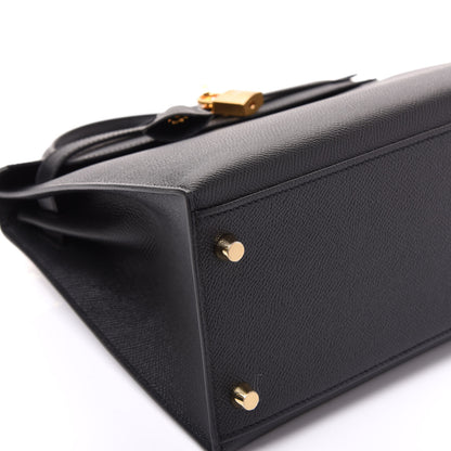 Hermes Epsom Kelly Sellier 28 Black 5 of 14