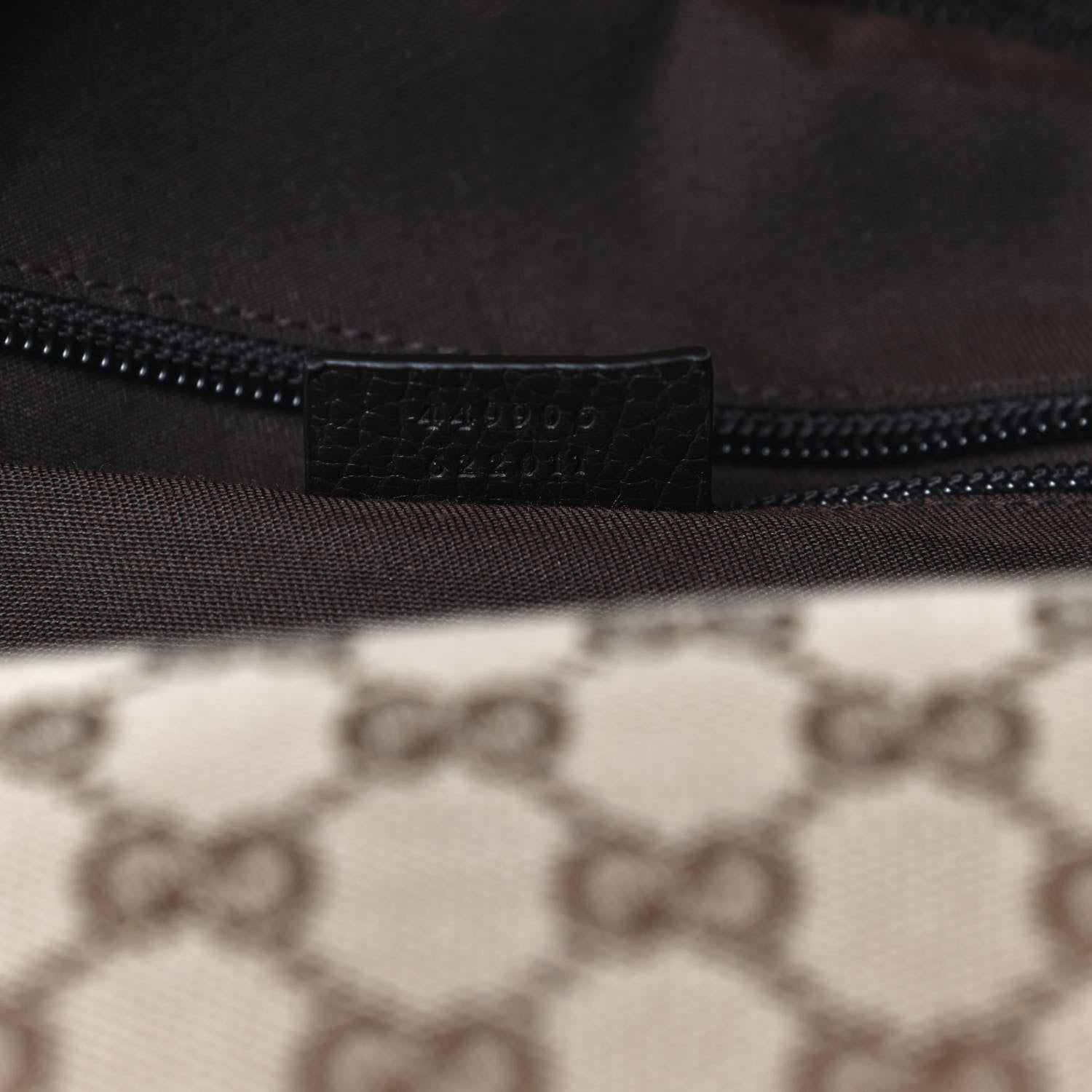 Gucci GG Monogram Travel Backpack Dark Brown 7 of 10
