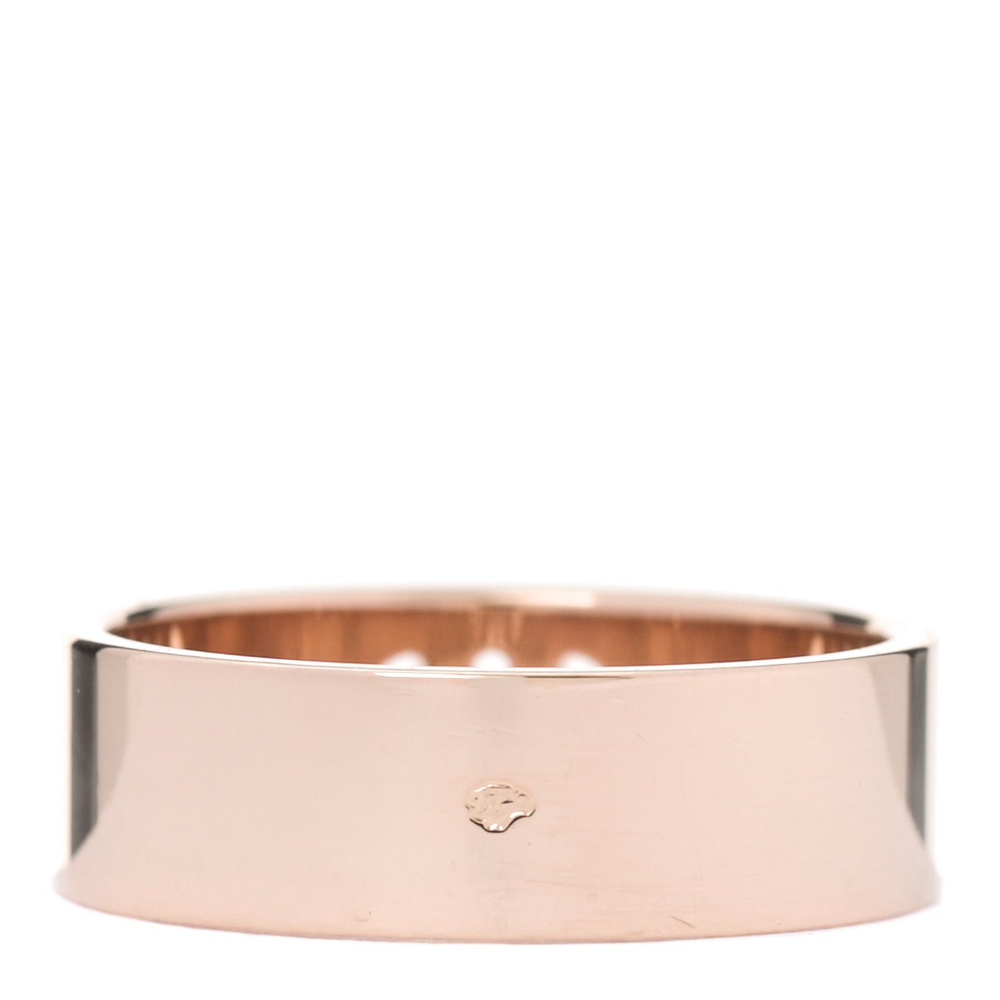 18K Rose Gold Diamond PM H D'Ancre Ring 50 5.25