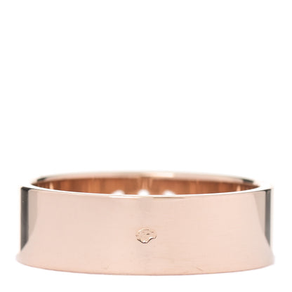 Hermes 18K Rose Gold Diamond PM H D'Ancre Ring 50 5.25 3 of 5