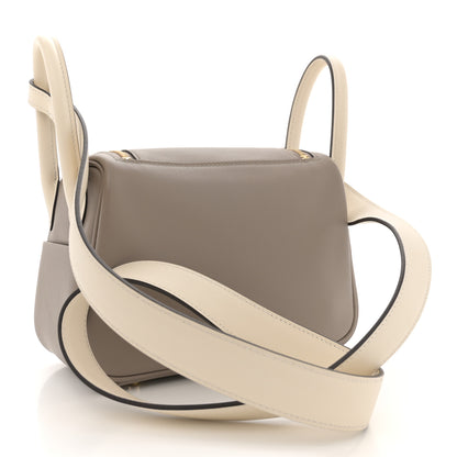 Hermes Swift Horseshoe Mini Lindy 20 Gris Asphalte Nata 3 of 10