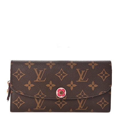 Louis Vuitton Monogram Bloom Flower Emilie Wallet 1 of 7