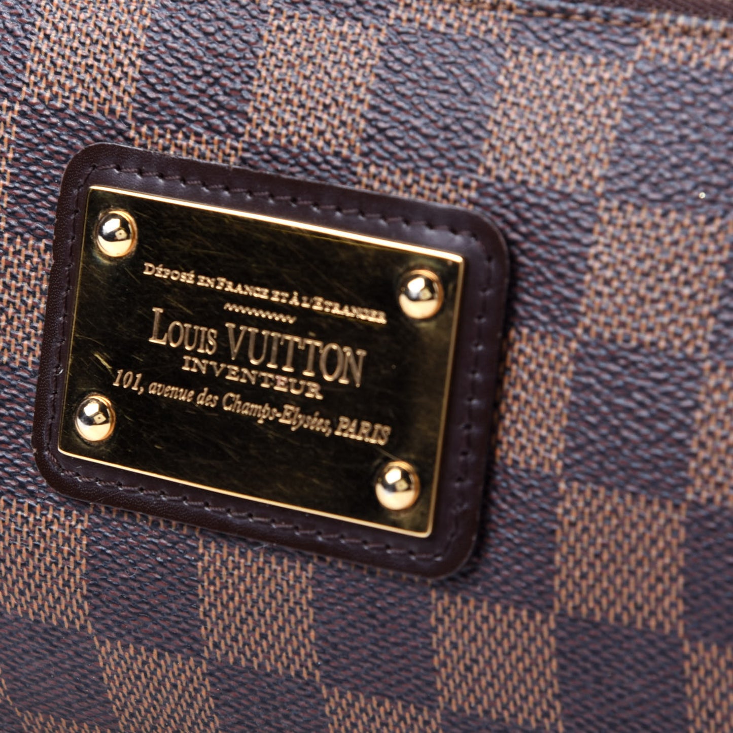 Damier Ebene Eva Clutch