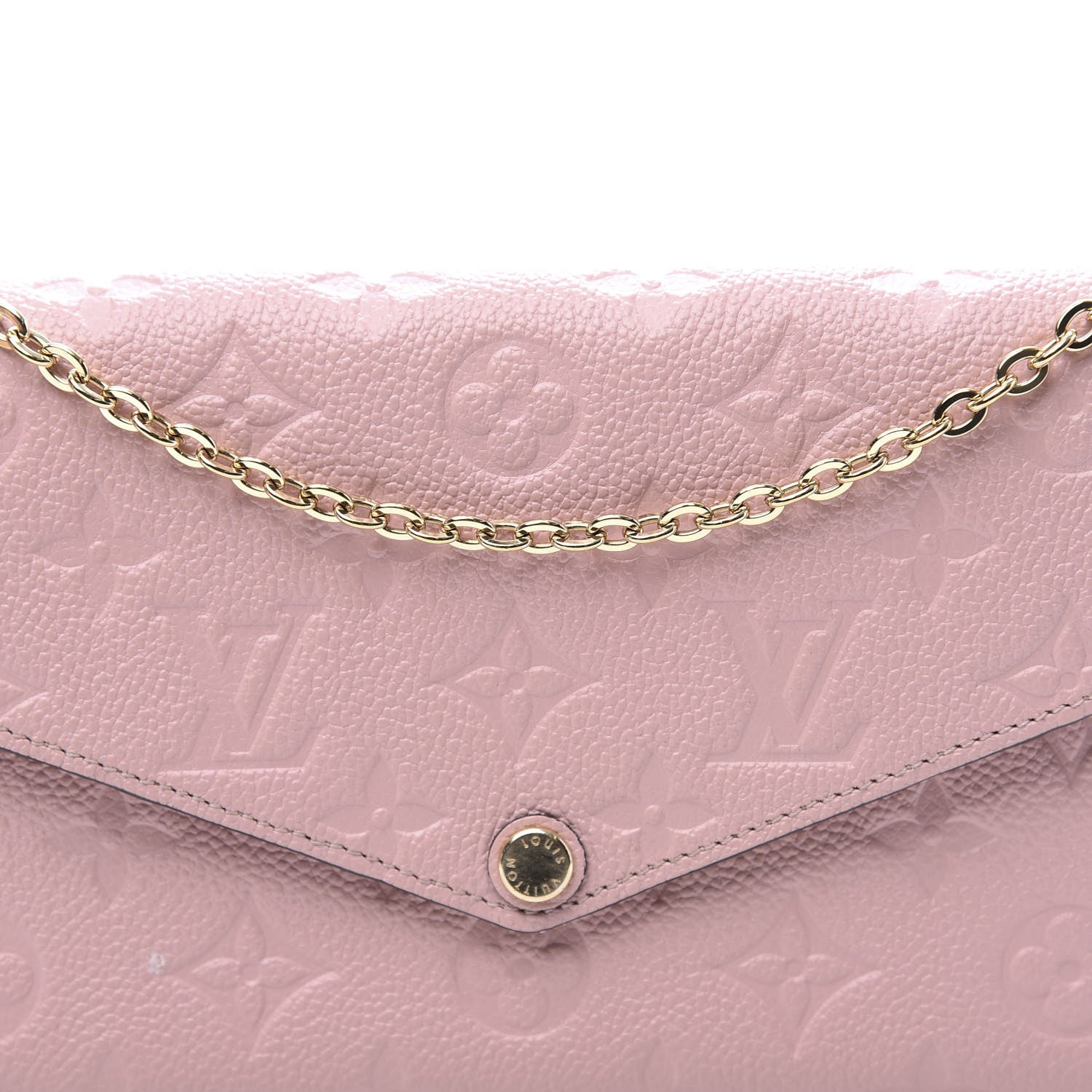 Louis Vuitton Empreinte Pochette Felicie Chain Wallet Rose Poudre 11 of 12