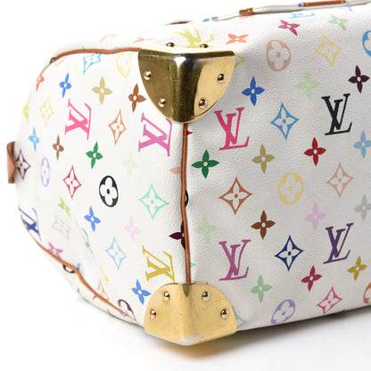 Louis Vuitton Monogram Multicolor Speedy 30 White 6 of 11