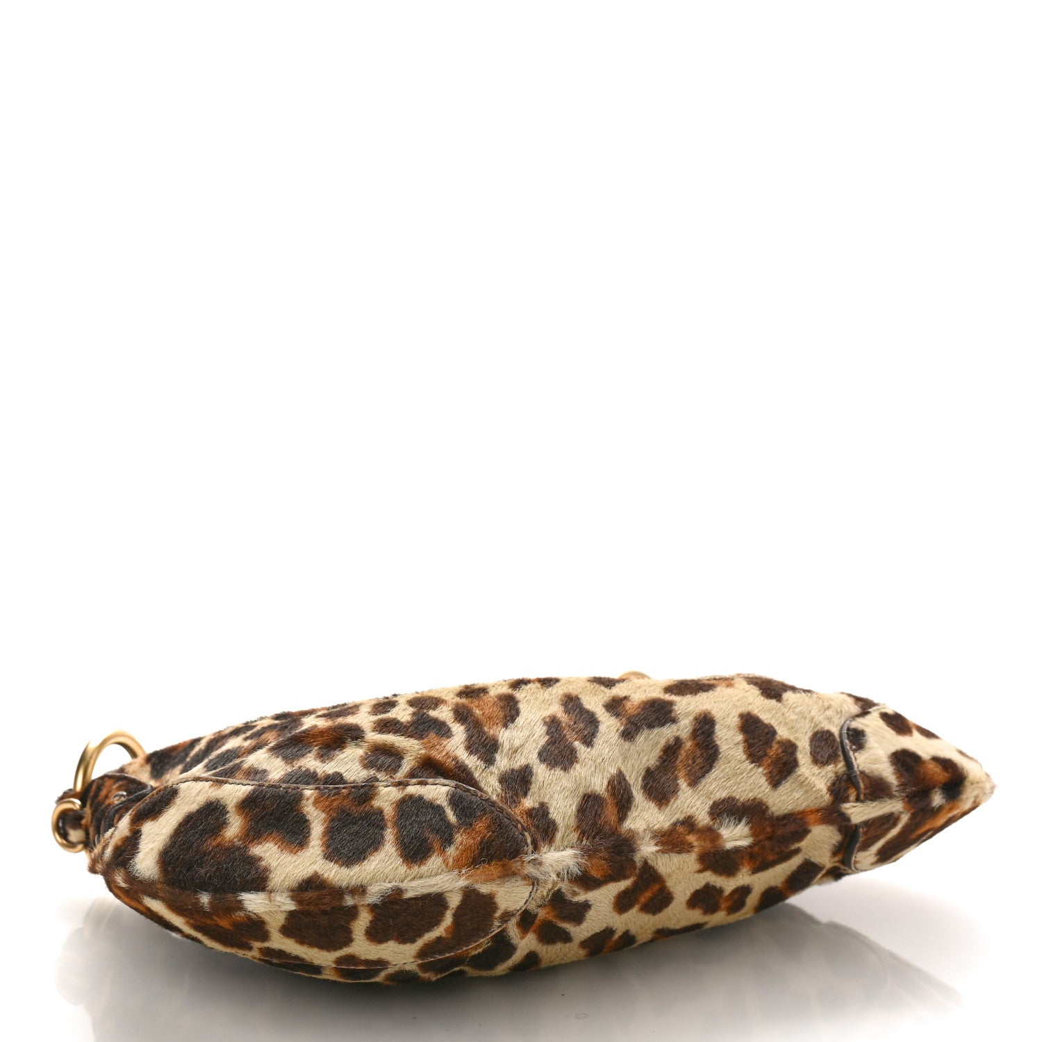 Prada Cavallino Leopard Print Shoulder Bag Avorio 4 of 8