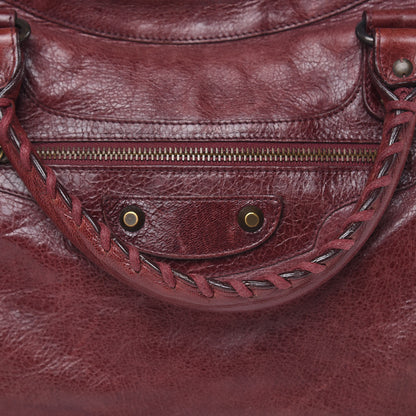 Balenciaga Agneau Classic Hardware City Dark Wine 15 of 18