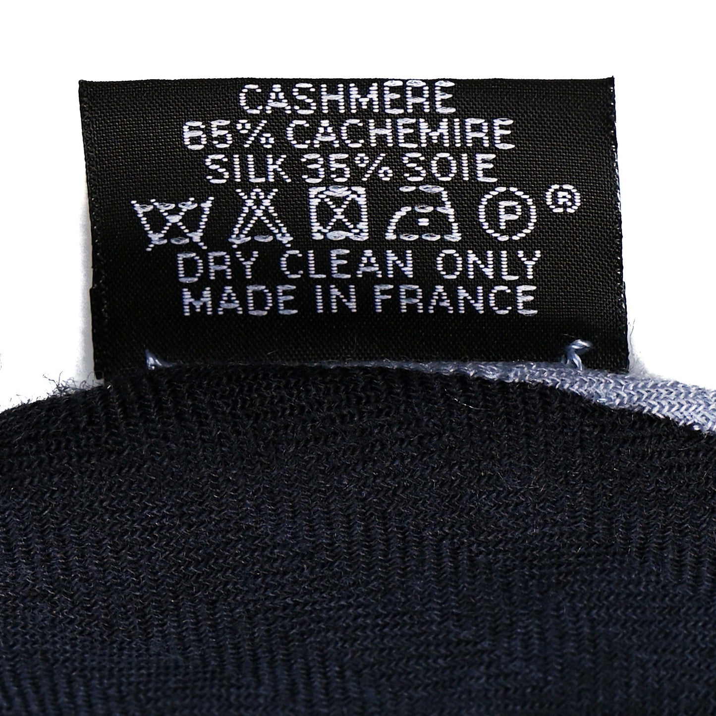 Cashmere Silk Blason Losange Scarf MM