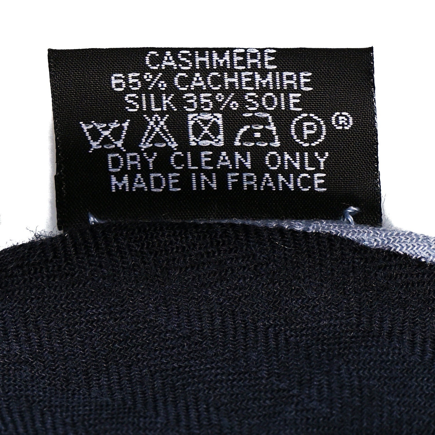 Hermes Cashmere Silk Blason Losange Scarf MM 5 of 5