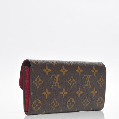 Louis Vuitton Monogram Emilie Wallet Fuchsia 3 of 6