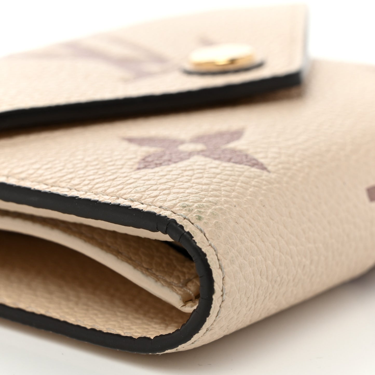 Empreinte Monogram Giant Victorine Wallet Creme Bois De Rose