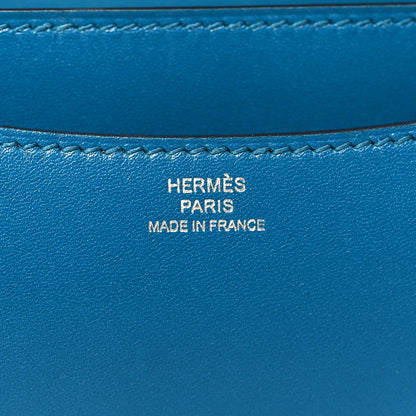 Hermes Tadelakt Constance 18 Bleu Izmir 7 of 12