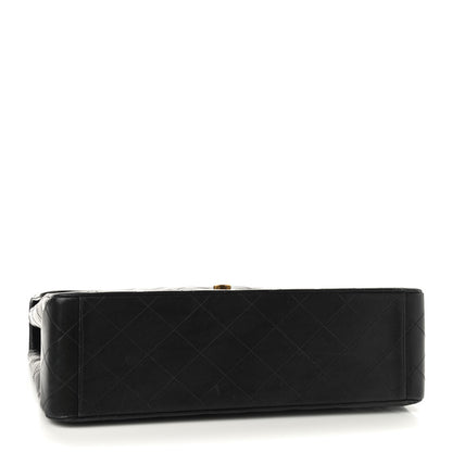 Chanel Lambskin Quilted XL Jumbo Single Flap Black 4 of 10