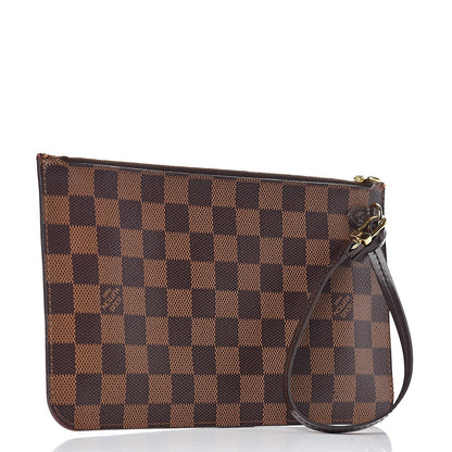 Louis Vuitton Damier Ebene Neverfull MM GM Pochette 3 of 9