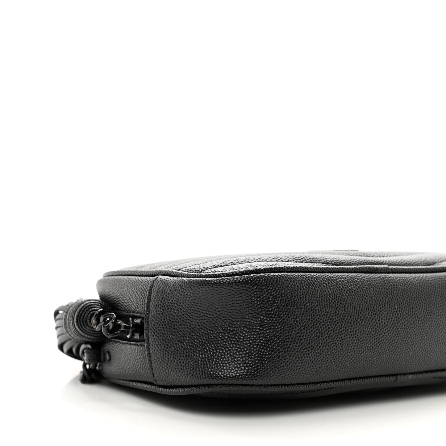 Grain De Poudre Matelasse Monochrome Monogram Mini Lou Camera Bag Black