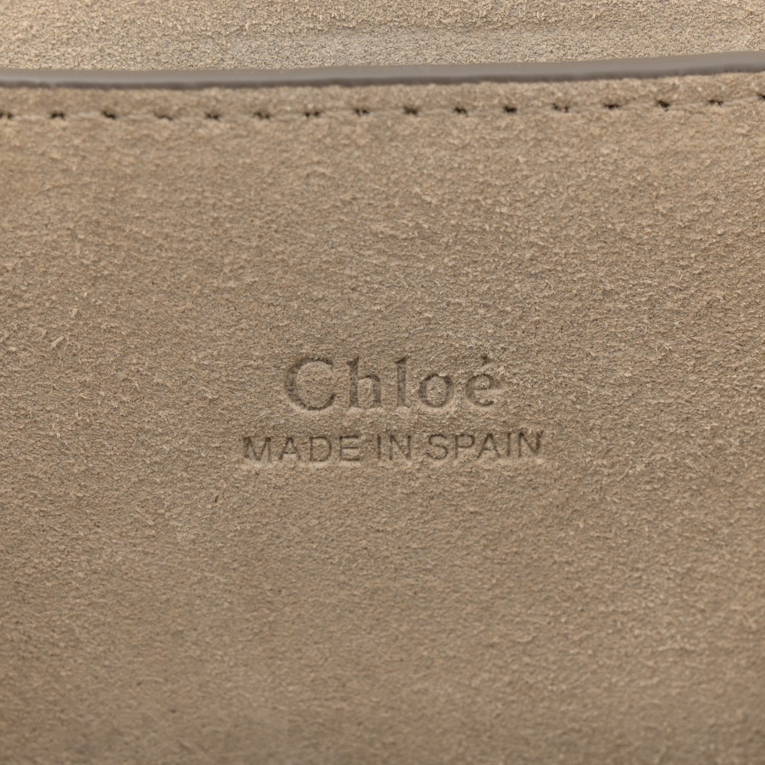 Chloe Suede Calfskin Mini Faye Bracelet Bag Motty Grey 6 of 12