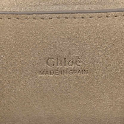 Chloe Suede Calfskin Mini Faye Bracelet Bag Motty Grey 6 of 12