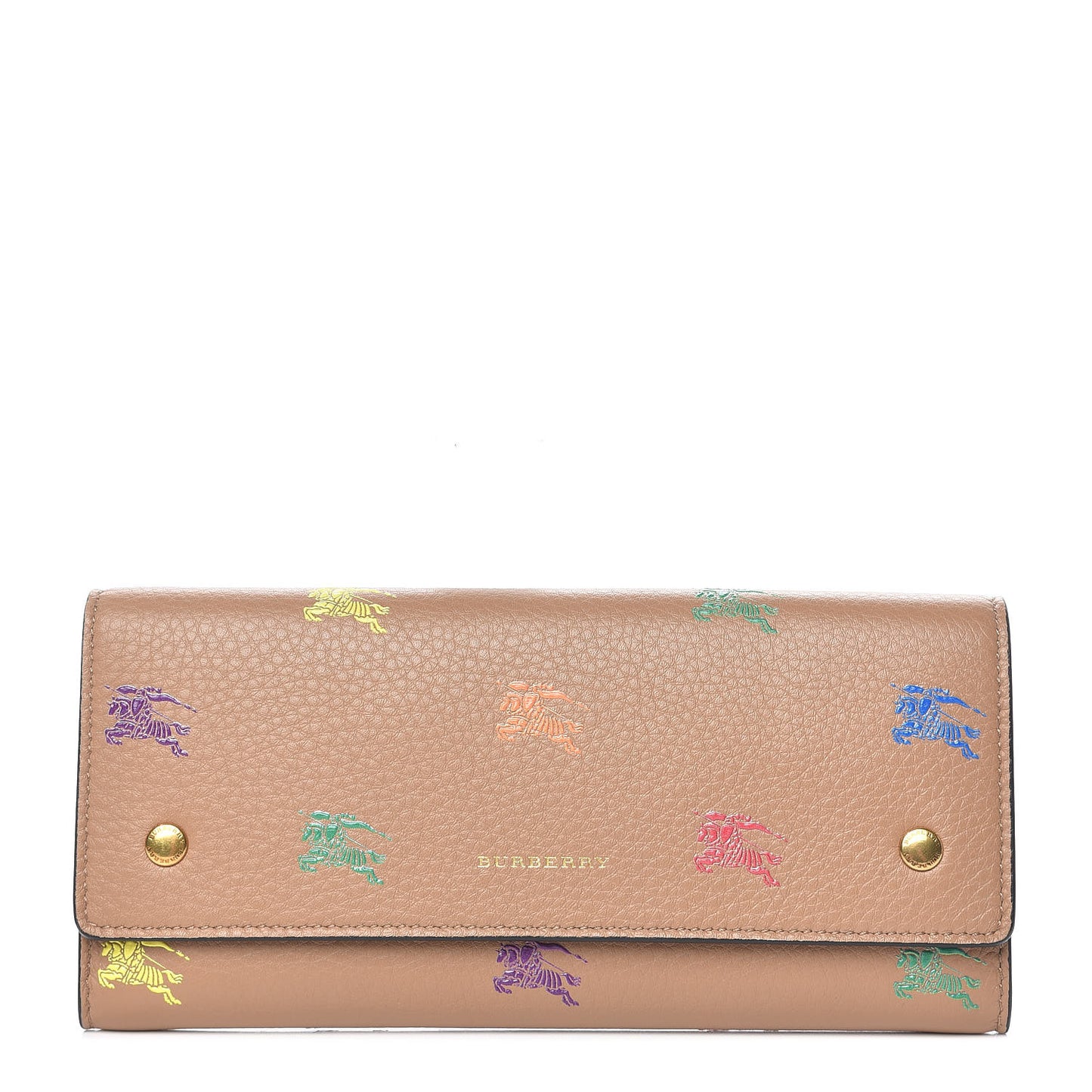 Grained Calfskin EKD Hollee Wallet Light Camel