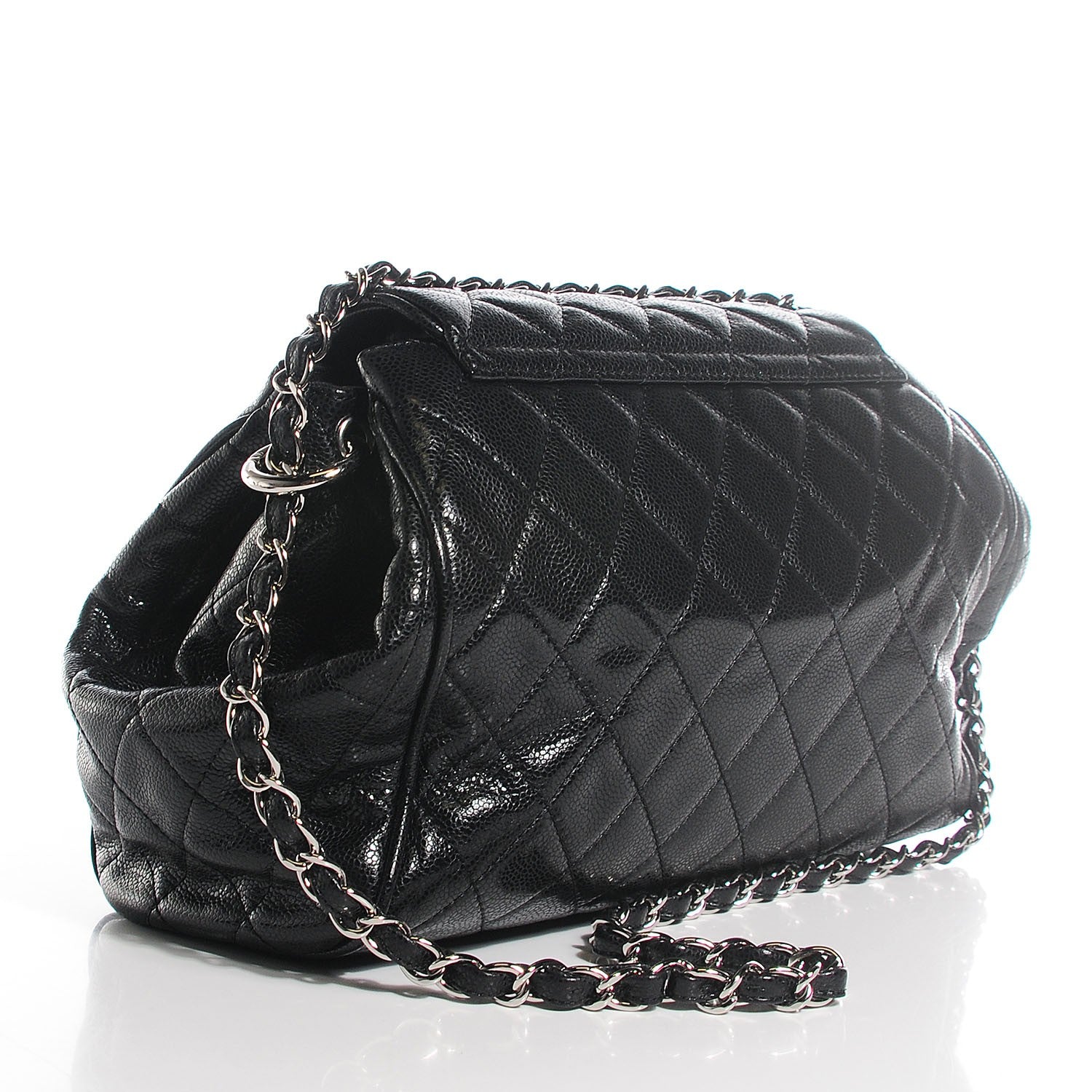 Chanel Caviar Quilted Timeless Accordion Flap Black 3 of 8