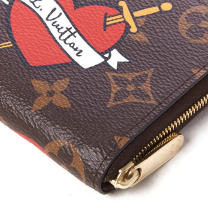 Louis Vuitton Monogram Travel Stickers Zippy Coin Purse 4 of 7