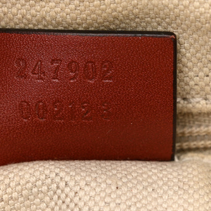 Gucci Monogram Medium Sukey Top Handle Dark Red 7 of 19