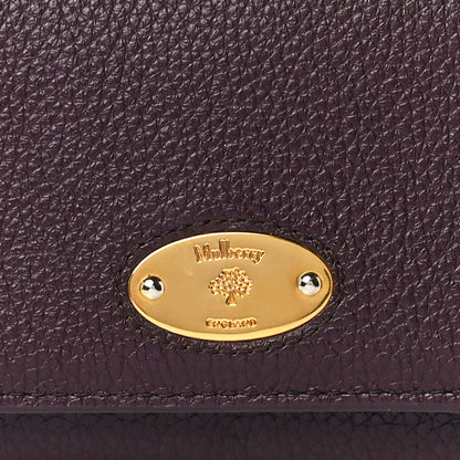 Mulberry Small Classic Grain Small Plaque French Purse Wallet Oxblood 8 of 12