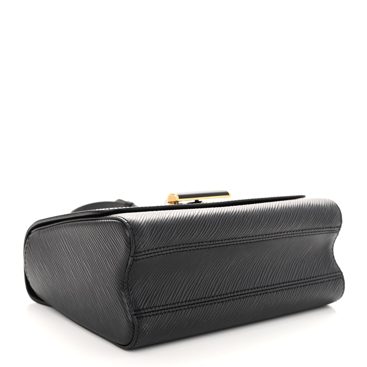 Epi Twist Shoulder Bag MM Matte Black Gold