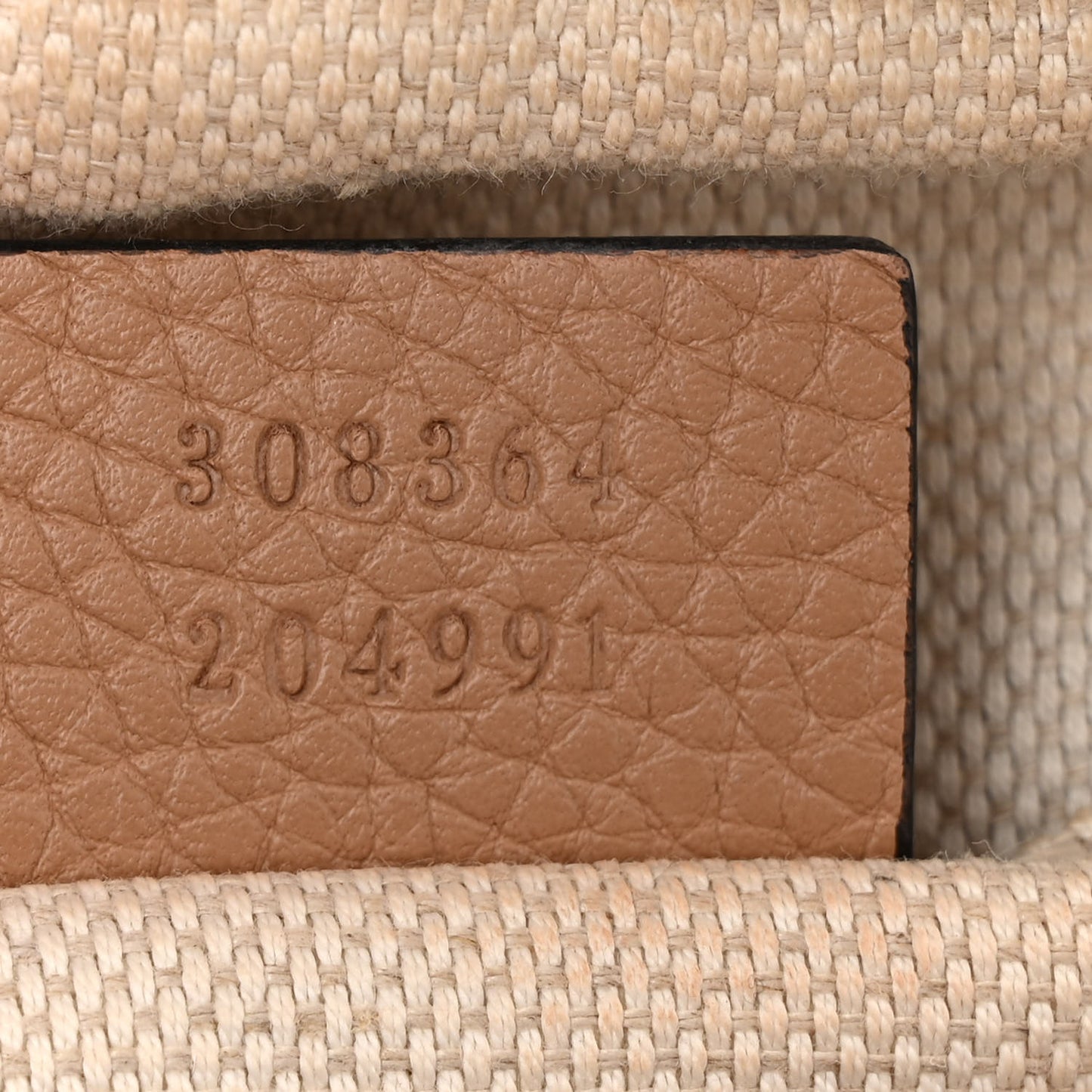 Pebbled Calfskin Small Soho Disco Bag Camelia