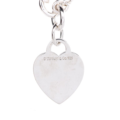 Tiffany Sterling Silver Heart Tag Toggle Necklace 6 of 7