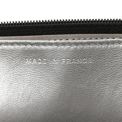 Chanel Lambskin Camellia Embossed Wallet on Chain WOC 7 of 15
