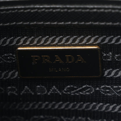 Prada Saffiano Small Galleria Double Zip Tote Black 6 of 10